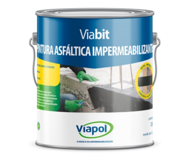 Pintura asfaltica- viapol - galao